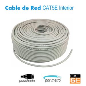 Cable de Red CAT5E Interior. Por Metro